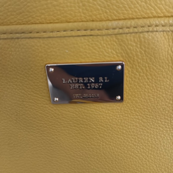 Lauren Ralph Lauren 
Yellow Leather / crossbody - Picture 2 of 2